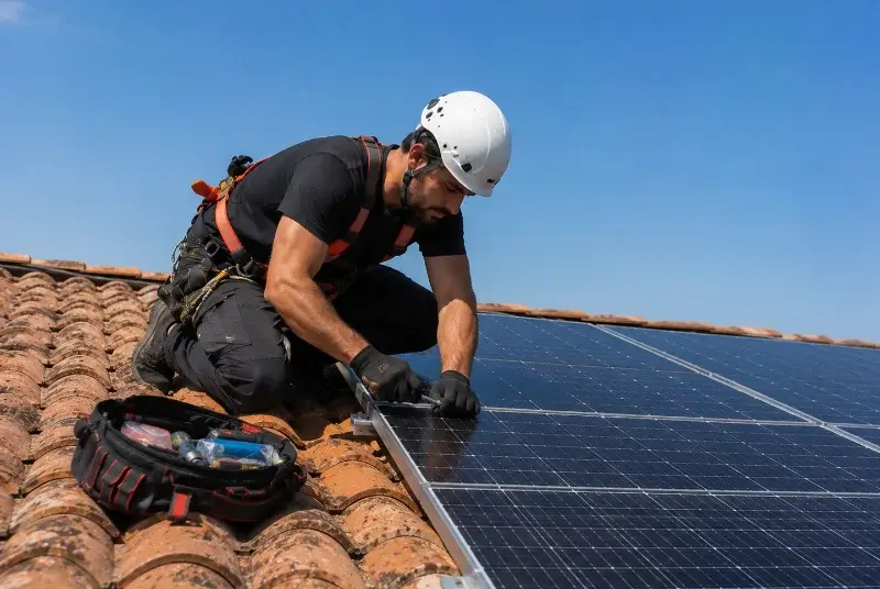 Maintenance et monitoring de panneaux solaires à Taillebourg