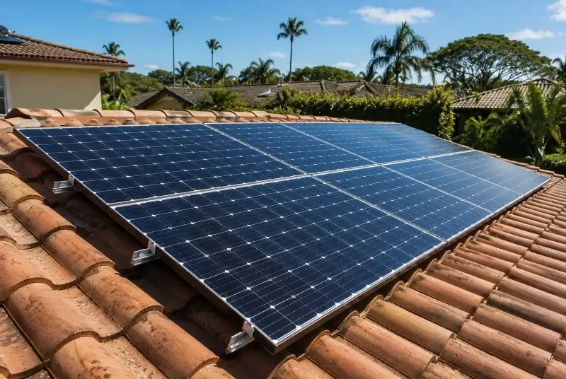 Installation de panneaux solaires à Taillebourg